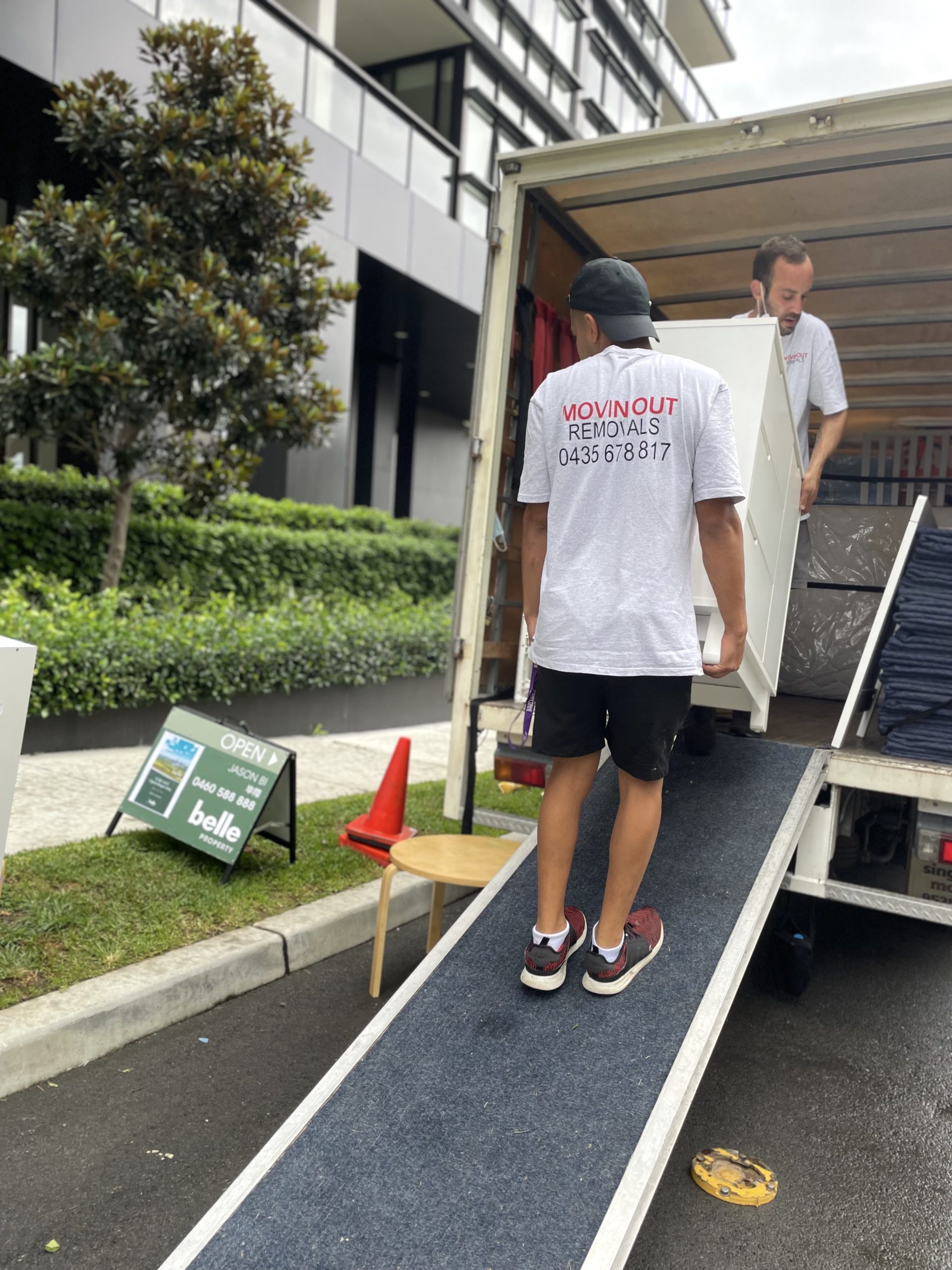 Sydney CDB Removalists packing a removalist truck for a relocation move